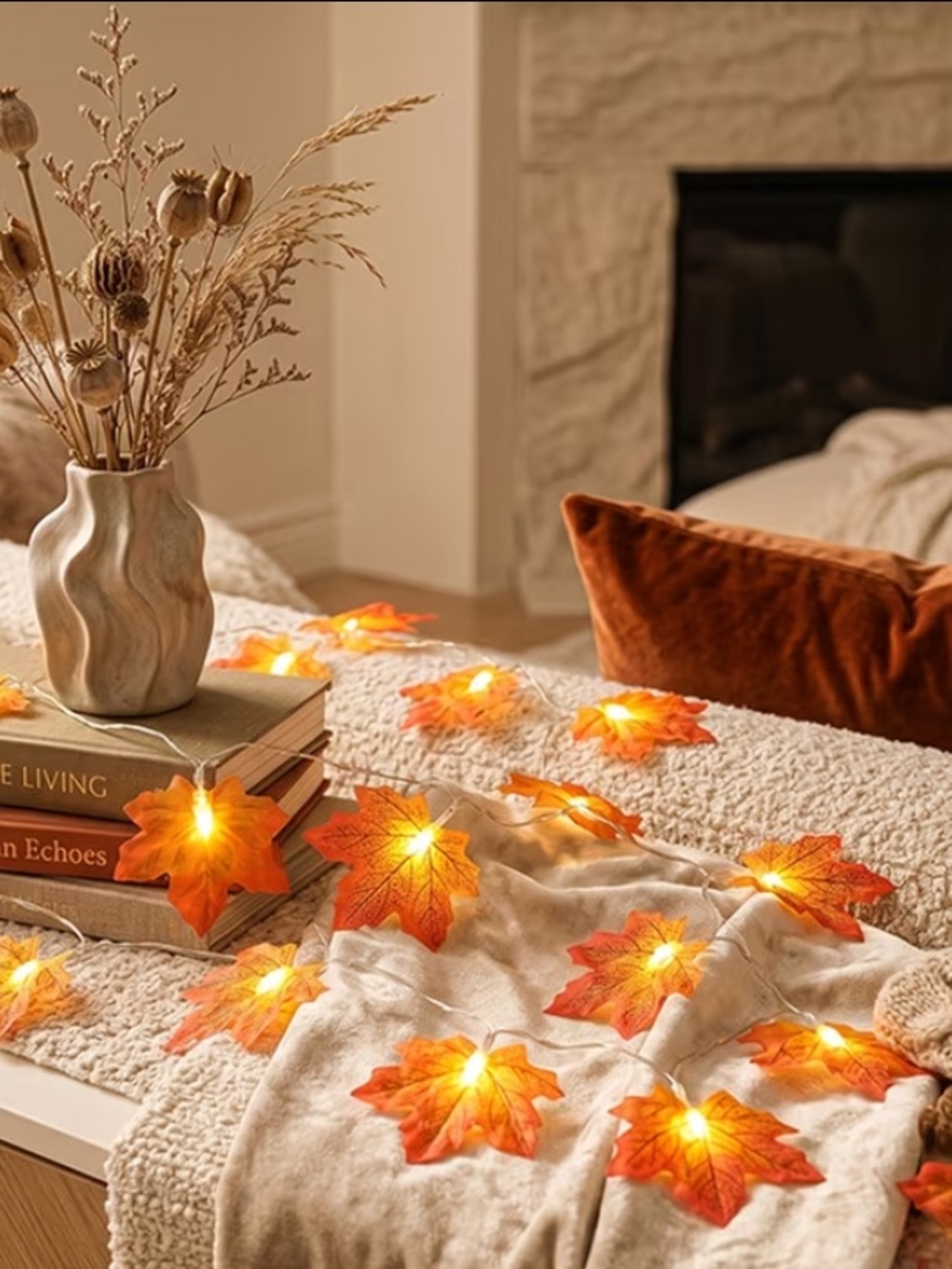 Maple Leaf String LED Lights NIP 🍁 - Picture 11 of 11